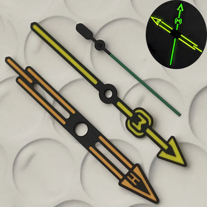 NH35 Watch Hands Green Luminous Pointers for NH35 NH36 4R35 4R36 7S26 7S36