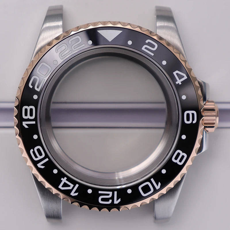 40mm Diver Watch Case For 4R NH35/36 NH38 NH70 Miyota8215 Eta2824 Sapphire Glass