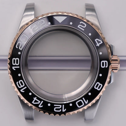 40mm Diver Watch Case For 4R NH35/36 NH38 NH70 Miyota8215 Eta2824 Sapphire Glass