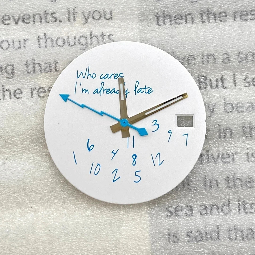 New Log Modified Watch Face 28.5mm DIY Watch Dial Fits NH35/4R36 Movement