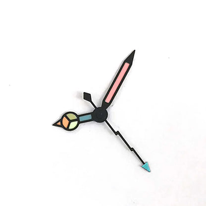 3Pins Green Luminous Watch Hands for NH35/NH36/4R/7S Modified Lightning Pointers