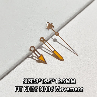 Watch Hands Luminous Suitable For NH35 NH36 Movement Personalized Second Hand