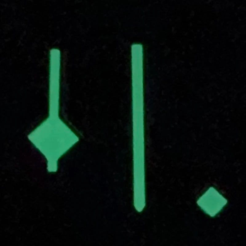 Modified Green Luminous Simple Watch Hands for NH35/NH36/4R/7S Movement