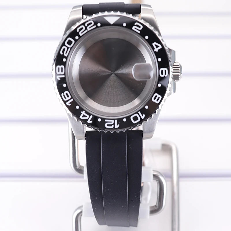 40mm Watch Case For 4R NH35 NH36 NH34/38 NH70 8215 Eta2824 PT5000 Sapphire Glass