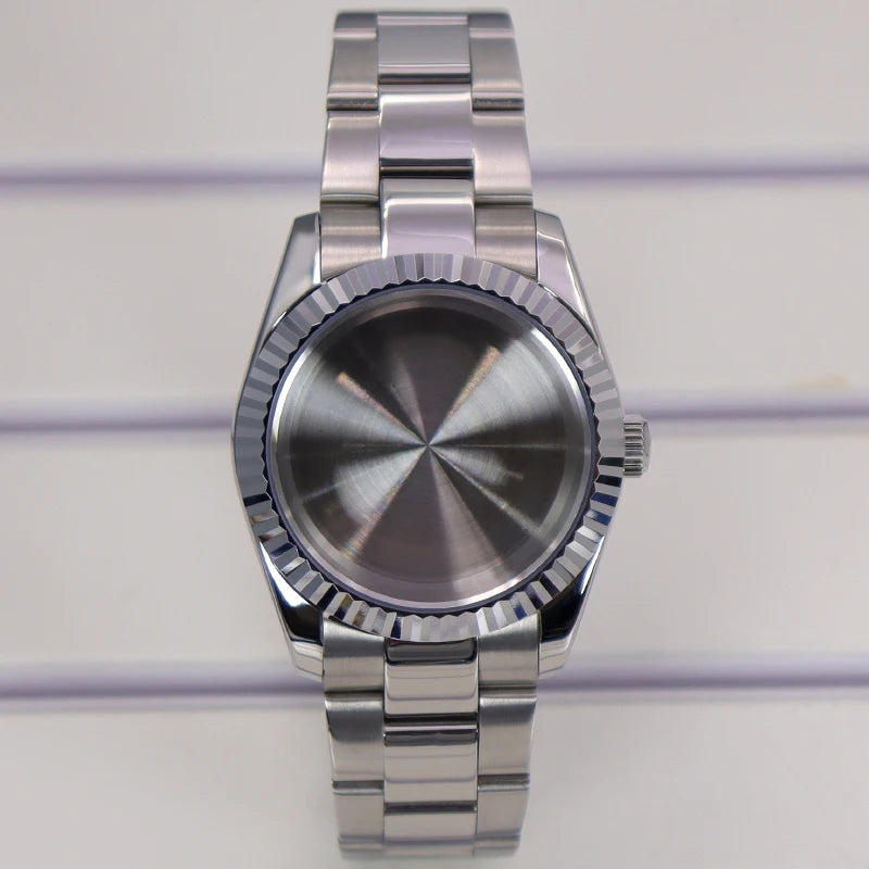 36/39mm Watch Cases Set Sapphire Glass For NH35 NH36 NH34 NH70 8215 Datejust