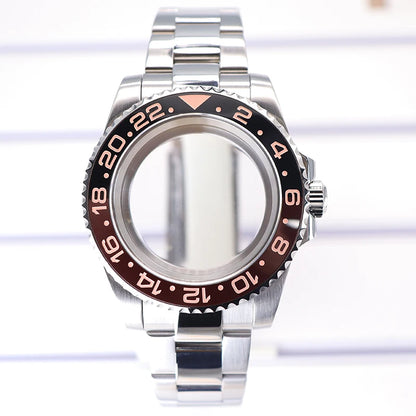 40mm Watch Cases Sapphire For Nh35 Nh36 Nh34/38 Nh70 Miyota 8215 Eta 2824 PT5000