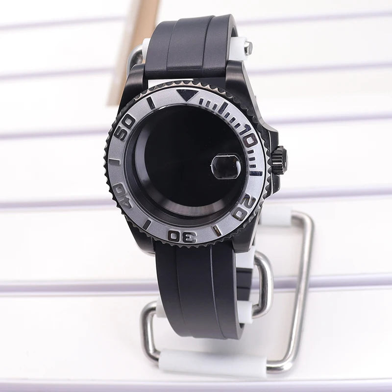 40mm Watch Case Sapphire For SUB NH35 NH36 NH34 GMT NH38 GMT Miyota 8215 Eta2824