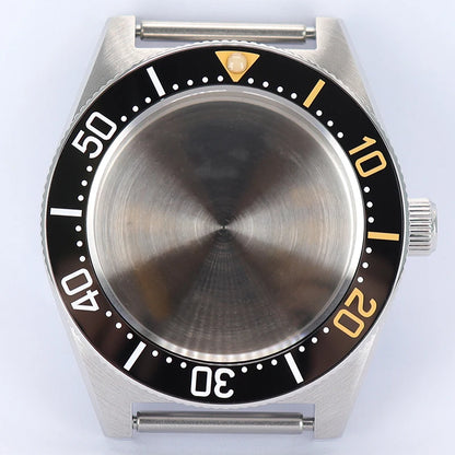 40mm Steel Watch Case Sapphire For NH35 NH36 NH34 4R36 Mod SPB143J1/SPB253J1