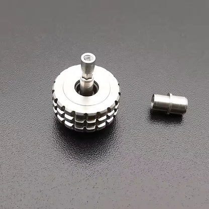 Super Stainless Steel 9mm Watch Crown by BRL, compatible with Avenger models for precise replacement.