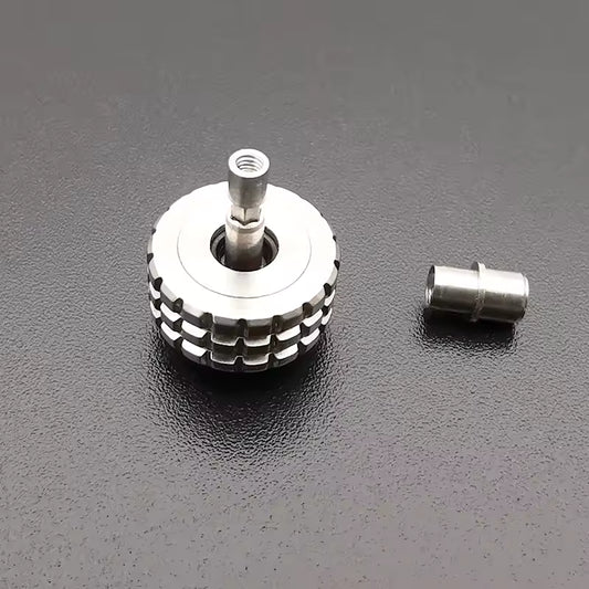 Super Stainless Steel 9mm Watch Crown by BRL, compatible with Avenger models for precise replacement.