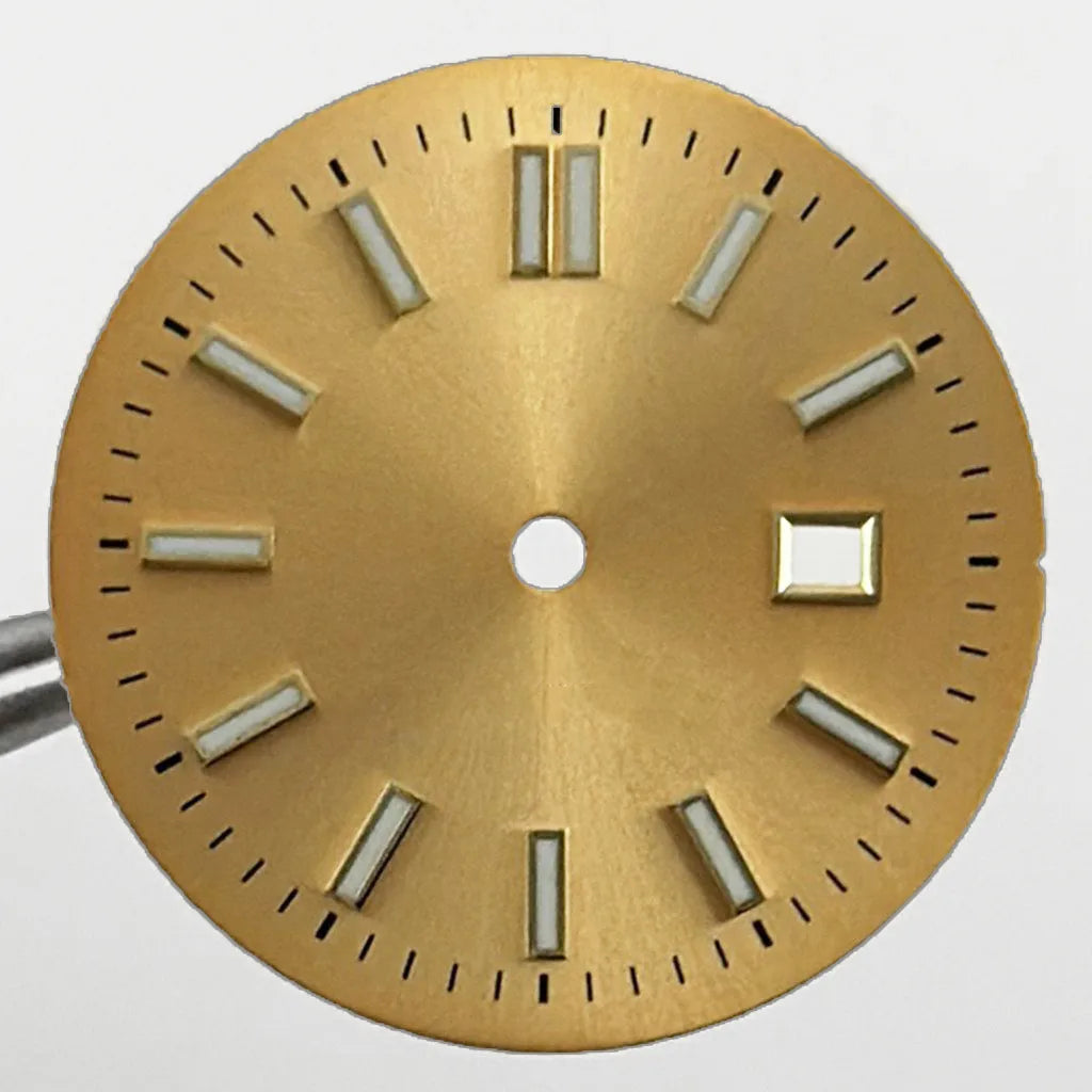31MM Ladies Round Polished Fluted Bezel Sapphire Crystal Watch Case for NH05/06