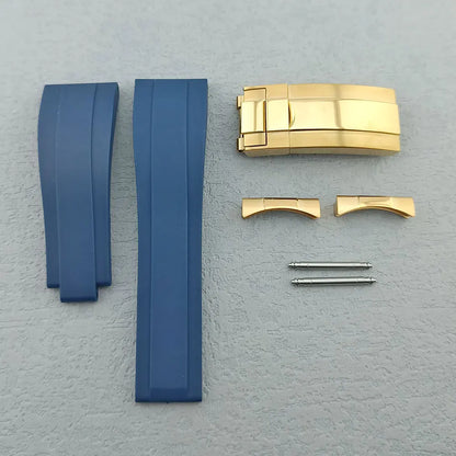39.3mm Watch Case Stainless Steel DTN Color Diamond Bezel for VK63 Personalized