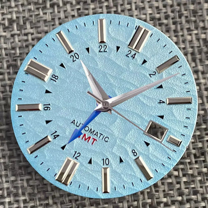 33.5mm Dial Luminous Mark fit GS Model Vintage Style NH34A Movement Watch