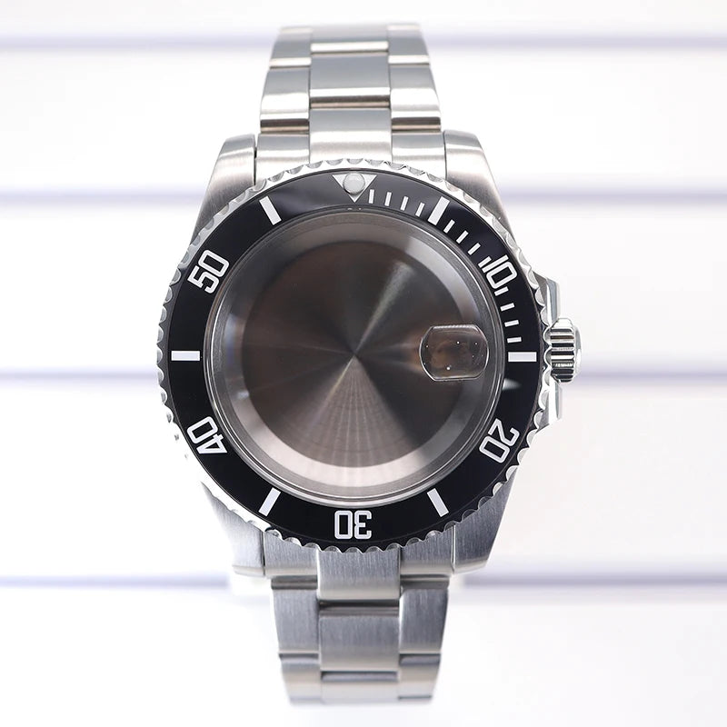 40mm Steel Watch Case For Submariner NH35 NH36 NH34 NH38 ETA 2824 Miyota 8215