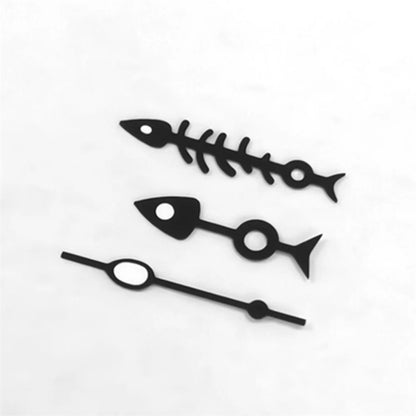 Watch Hands Pointer for NH35/NH36/4R/7S Modified 3Pins Fish Bone Green Luminous