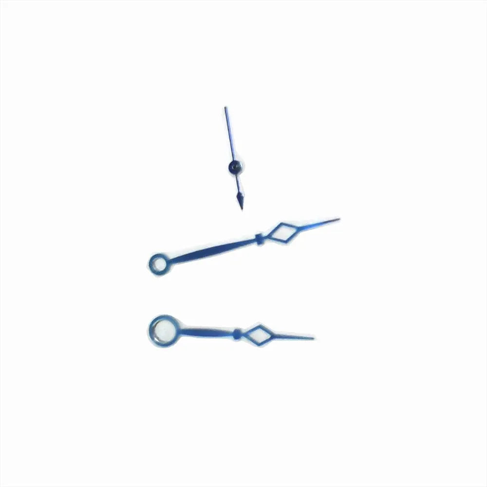 Modified Blue Watch Hands Pointers for ETA 6497 6498 / ST3600 ST3620 Movements