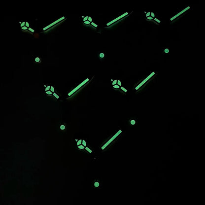 Modified Green Luminous Cusp Watch Hands Pointers for NH35/NH36/4R/7S Movement