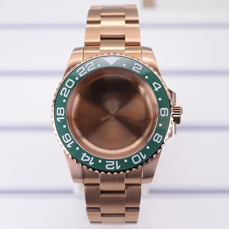 40mm Watch Case For NH35 NH36 NH70/8215/Eta2824 PT5000 NH34 Sapphire Glass