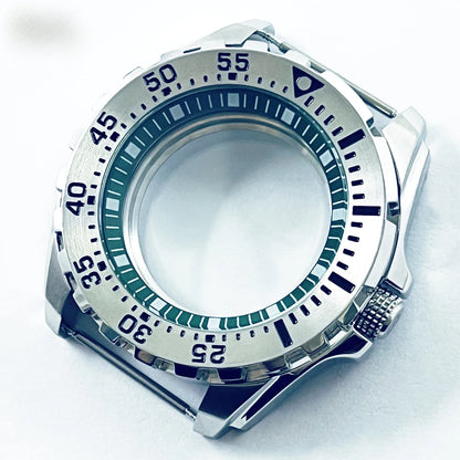 44MM Watch Case For NH35A/NH36 Movement Replacement Parts Stainless Steel Mechanical Watch Case For NH35A/NH36 Movement Case