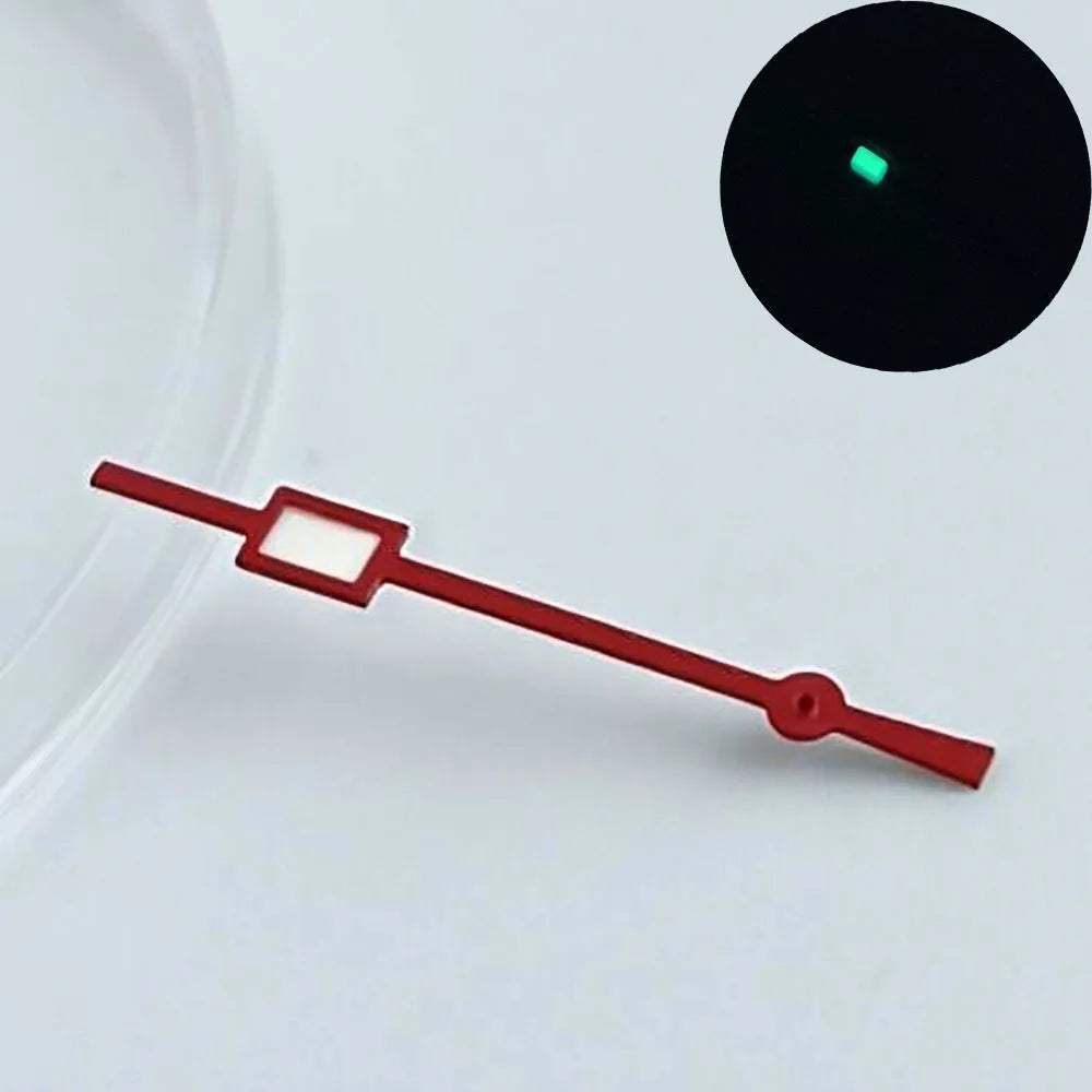 Watch pointer green luminous fit NH34 NH 35 NH36 movement watch hands refit watch Personalized second hand