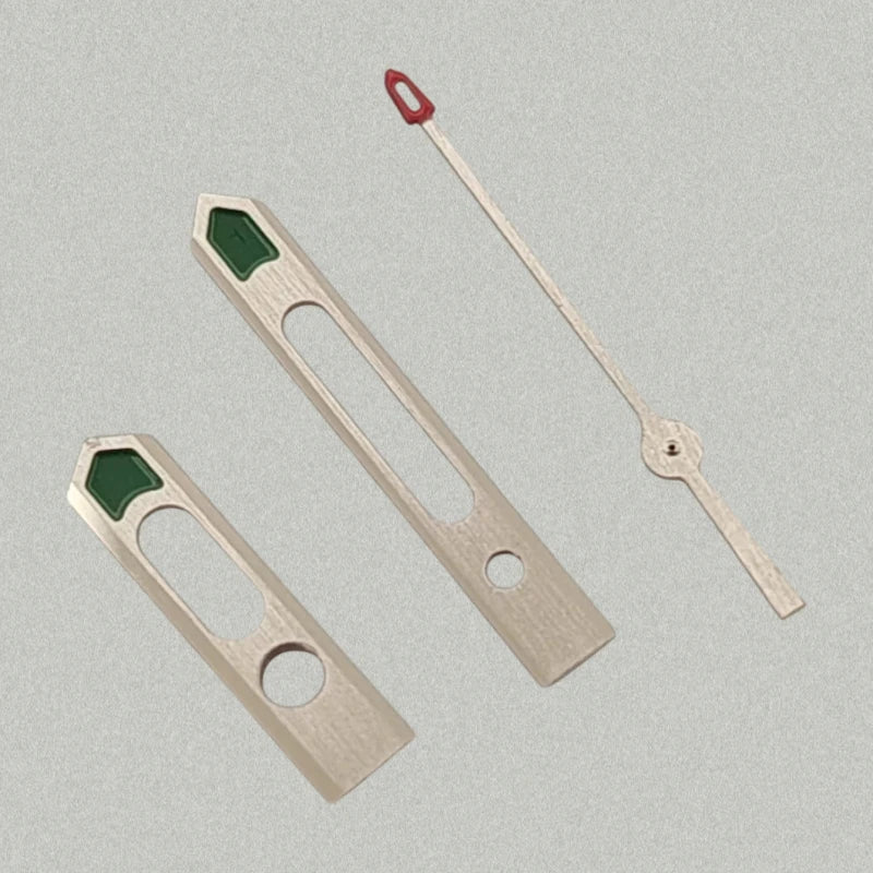 Modified Green Luminous Silver-Green Watch Hands for NH35/NH36/4R/7S Movement
