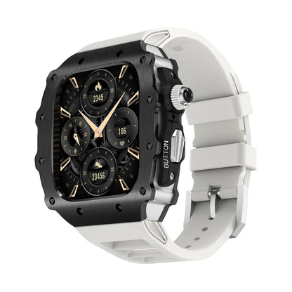 Luxury Kit for Apple Watch 10 46MM Stainless Steel Case IWatch Series 9 8 7 6 5