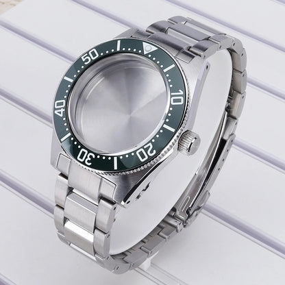 40mm Steel Watch Case Sapphire For NH35 NH36 NH34 4R36 Mod SPB143J1/SPB253J1