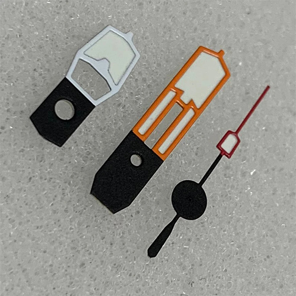Green Luminous Watch Hands Pointers for NH35 NH36 4R 7S Orange Red White Hand