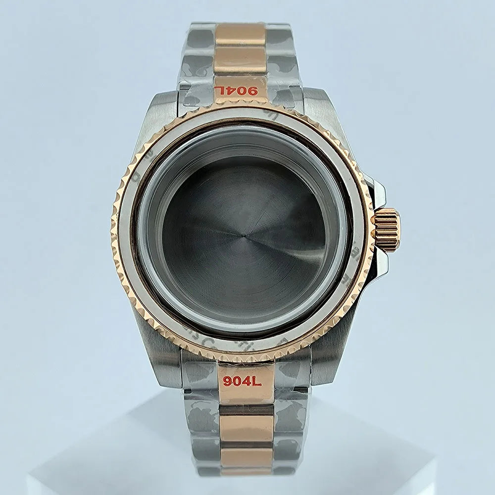 Watch Case Set with Sapphire Glass Men Watch for NH34/NH35 Movement
