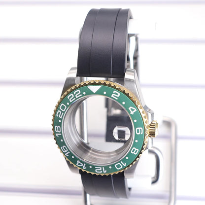 40mm Watch Case For nh35 nh36 nh34/38 Miyota8215 Eta2824 GMT SUB Case 120clicks