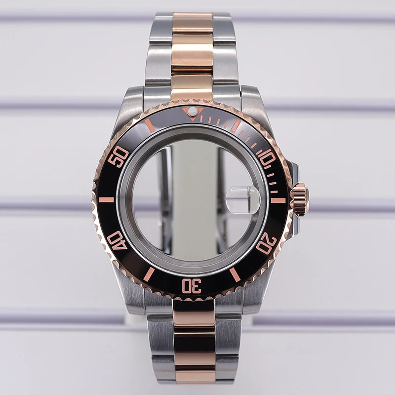 40mm Cases For NH35 NH34 NH36 NH38 NH70 Miyota8215 Eta2824 Unidirectional Bezel