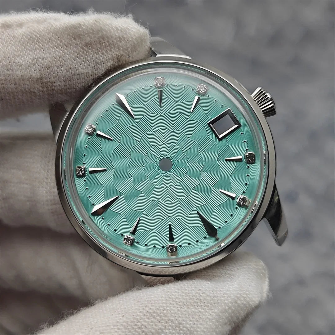 33mm Bubble Crystal Women's Cocktail Steel Watch Case for NH35/NH36/4R35A/4R36A