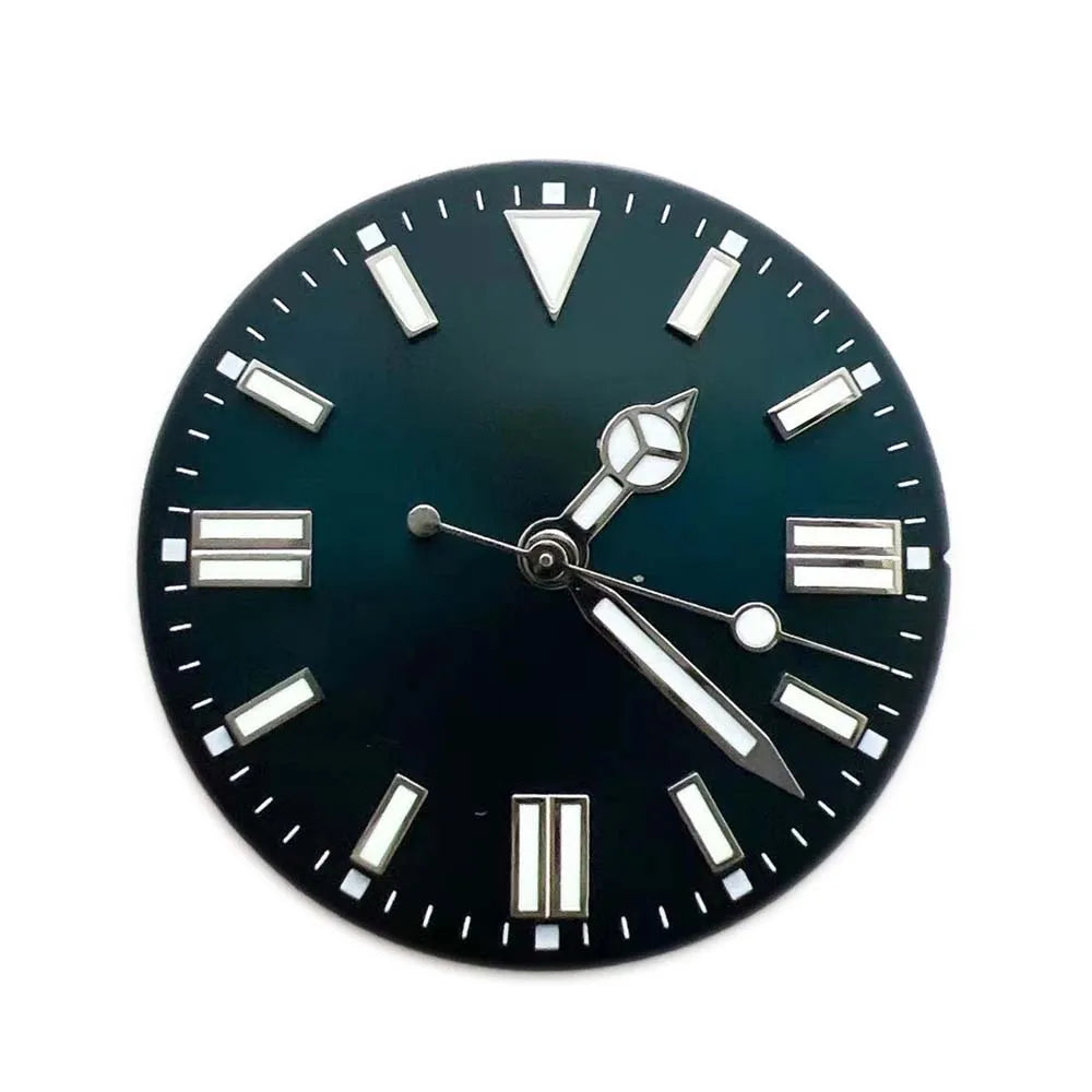 NH35 28.5mm Multicolor Dial + Watch Hands Green Luminous for 8215 2836 Movement