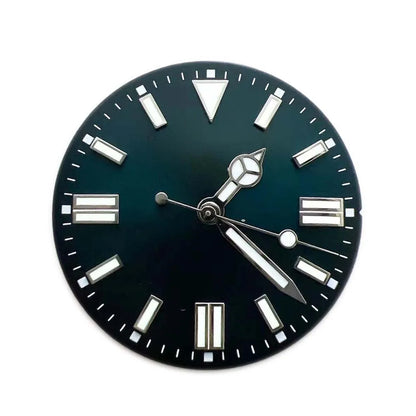 NH35 28.5mm Multicolor Dial + Watch Hands Green Luminous for 8215 2836 Movement