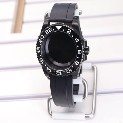 40mm SUB Diving Watch Case Strap For NH35 NH36 NH34 8215 Eta 2824 28.5mm Dial