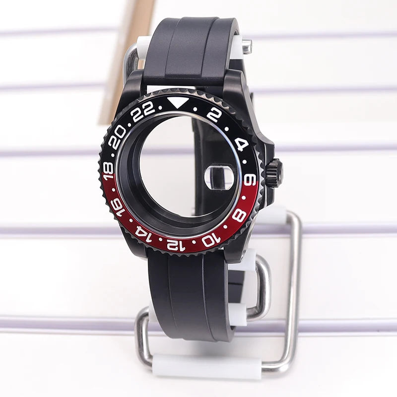 40mm Watch Case For SUB GMT NH34/35 NH36 NH39 4R36 NH70 NH72 Miyota8215 Eta2824