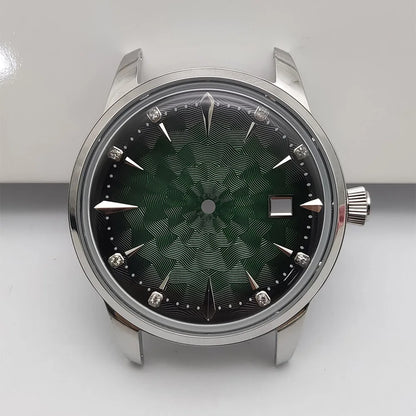 40mm Watch Case 35mm Dial Set Diamond Scale 20mm Strap Cocktail Watch for NH35