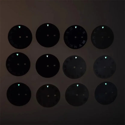 24.5MM Watch Dial Arabic Scale Surface BGW9 Luminous for NH05/NH06 for 31mm Case