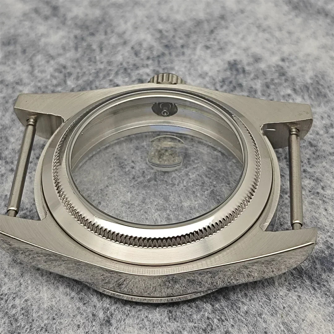 Rounded Edge 36mm Watch Case with Sapphire Glass for NH35 NH36/4R Movement