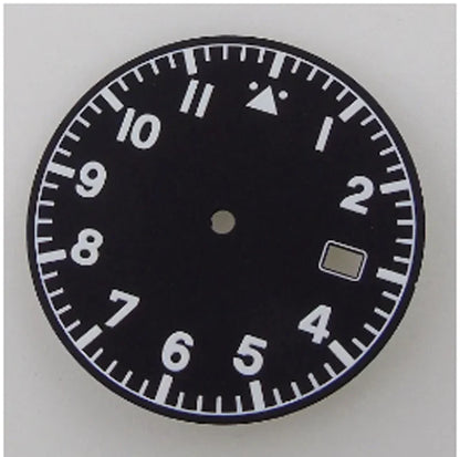 33.6mm Multicolor Watch Dial Fit For NH35AA NH36AA with Green Luminous Modified