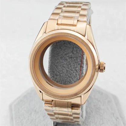 39.5mm SUB Stainless Watch Case Set with Sapphire Glass for NH35/NH36/4R35A