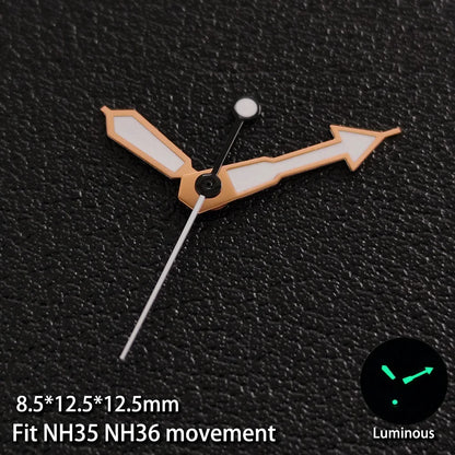 Modified Multicolor Watch Hands For NH35 NH36 Movement with Luminous