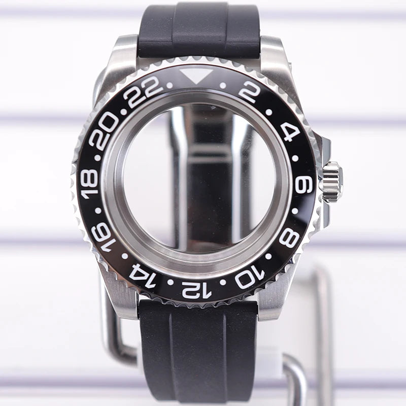 40mm Watch Case For 4R NH35 NH36 NH34/38 NH70 8215 Eta2824 PT5000 Sapphire Glass