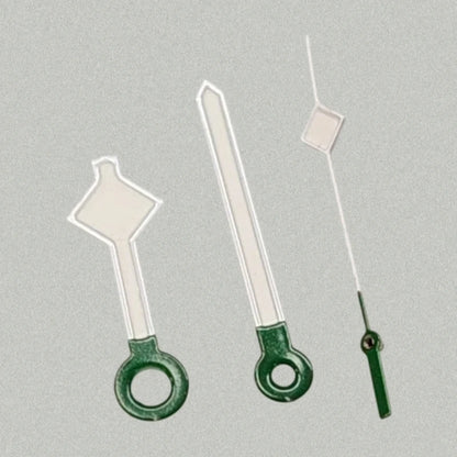 Modified Green Luminous Simple Watch Hands for NH35/NH36/4R/7S Movement