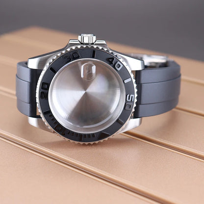 40mm Men's Watch Cases For NH34 NH35 NH36 NH38 Miyota 8215 ETA2824 YACHT-MASTER