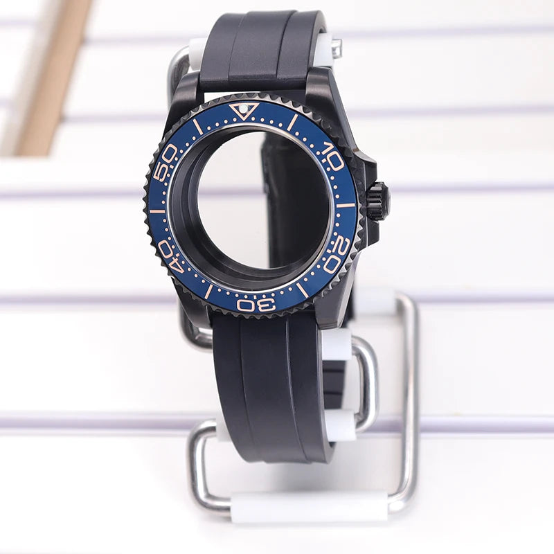 40mm Watch Case Sapphire For SUB NH35 NH36 NH34 GMT NH38 GMT Miyota 8215 Eta2824