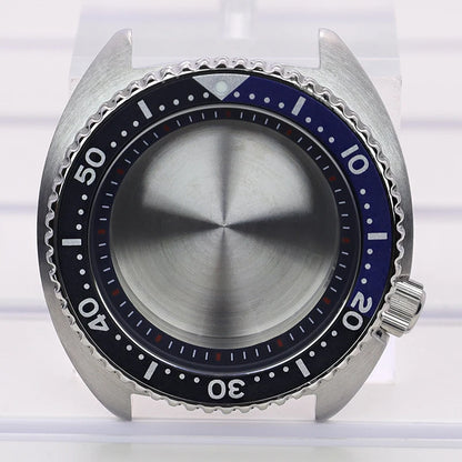 45mm Men's Watch Case With Chapter Ring For Mod Abalone NH35 NH36 NH34/38 4R36