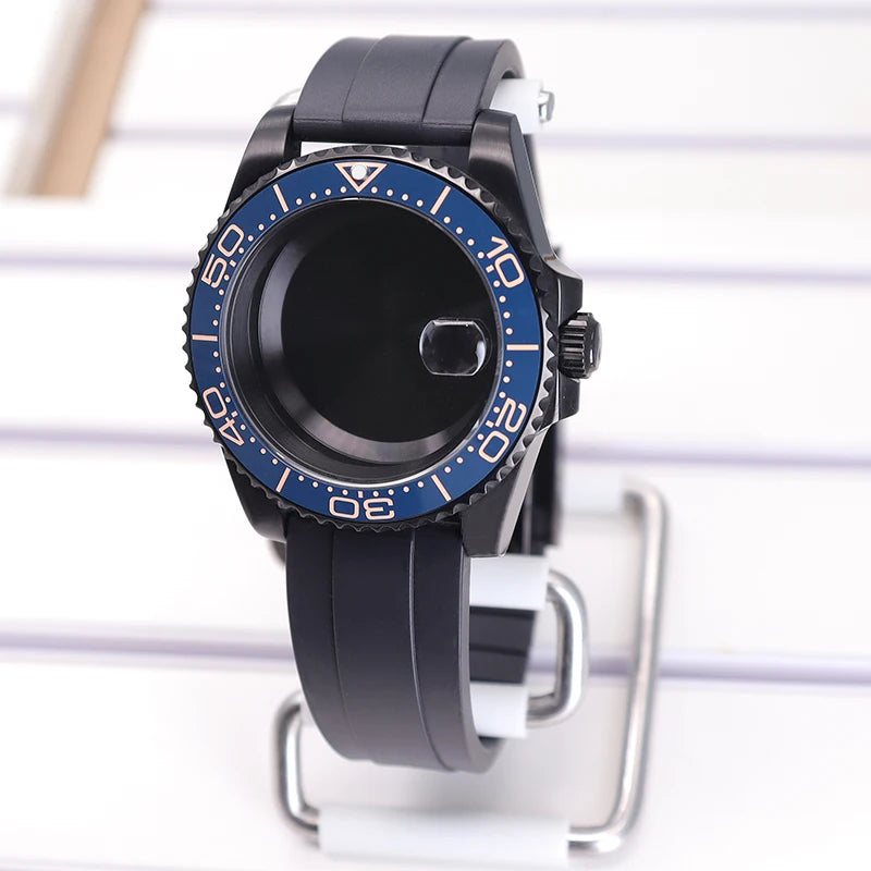 40mm Watch Case For NH35 NH34 NH36 4R36 NH70 Miyota 8215 Eta 2824 SUB GMT