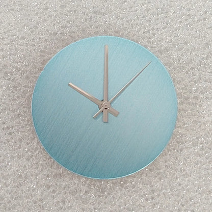 Solid Color No Date Vertical Striped Texture Watch dial with Hands for NH35/36