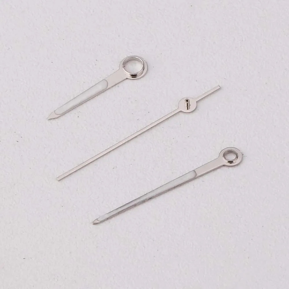 Simple Watch Hands With Green Luminous for NH35/NH36/4R/7S Movement